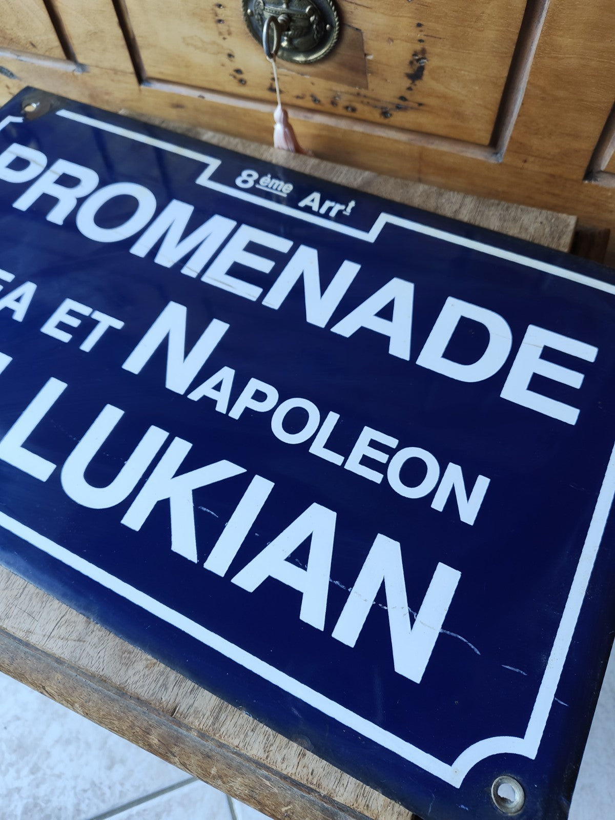 美しいビンテージ ストリート プラーク リヨン、プロムナード レアとナポレオン、ブルキアン、レジスタンス