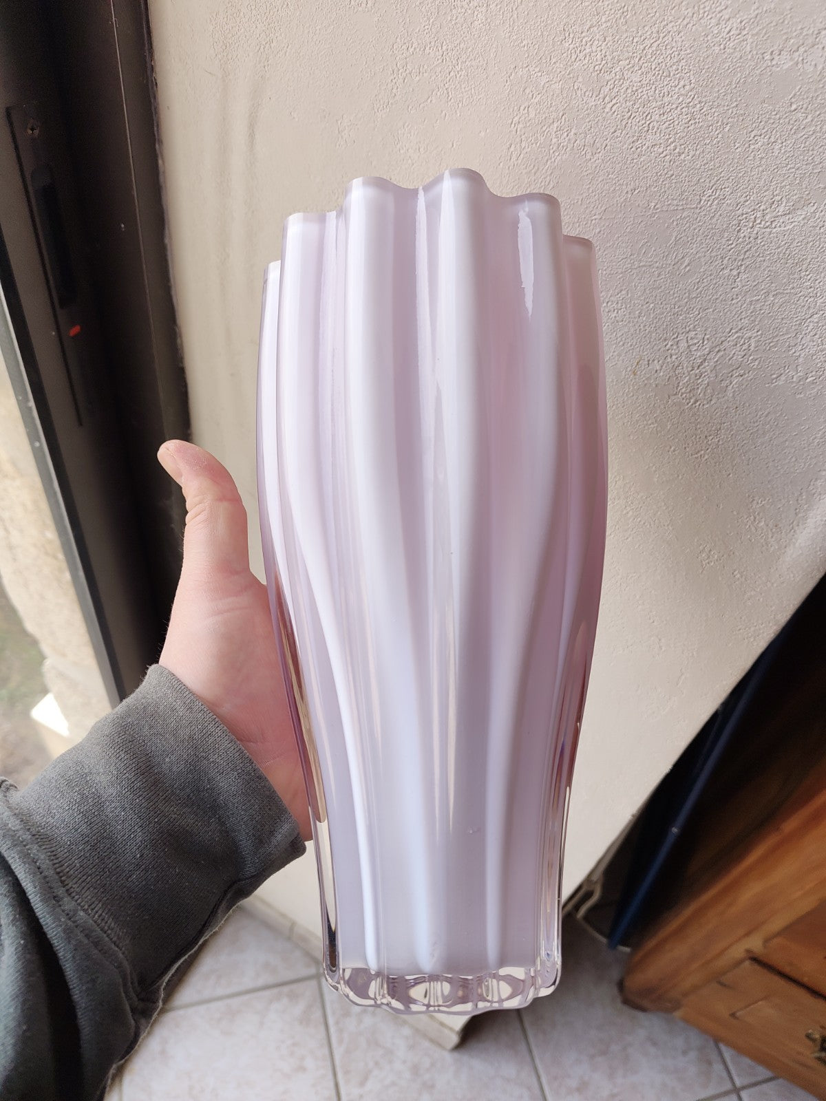 Rare Kosta Boda Hot Pink Vase, Ann Wahlstrom, 2000s, Scandinavian