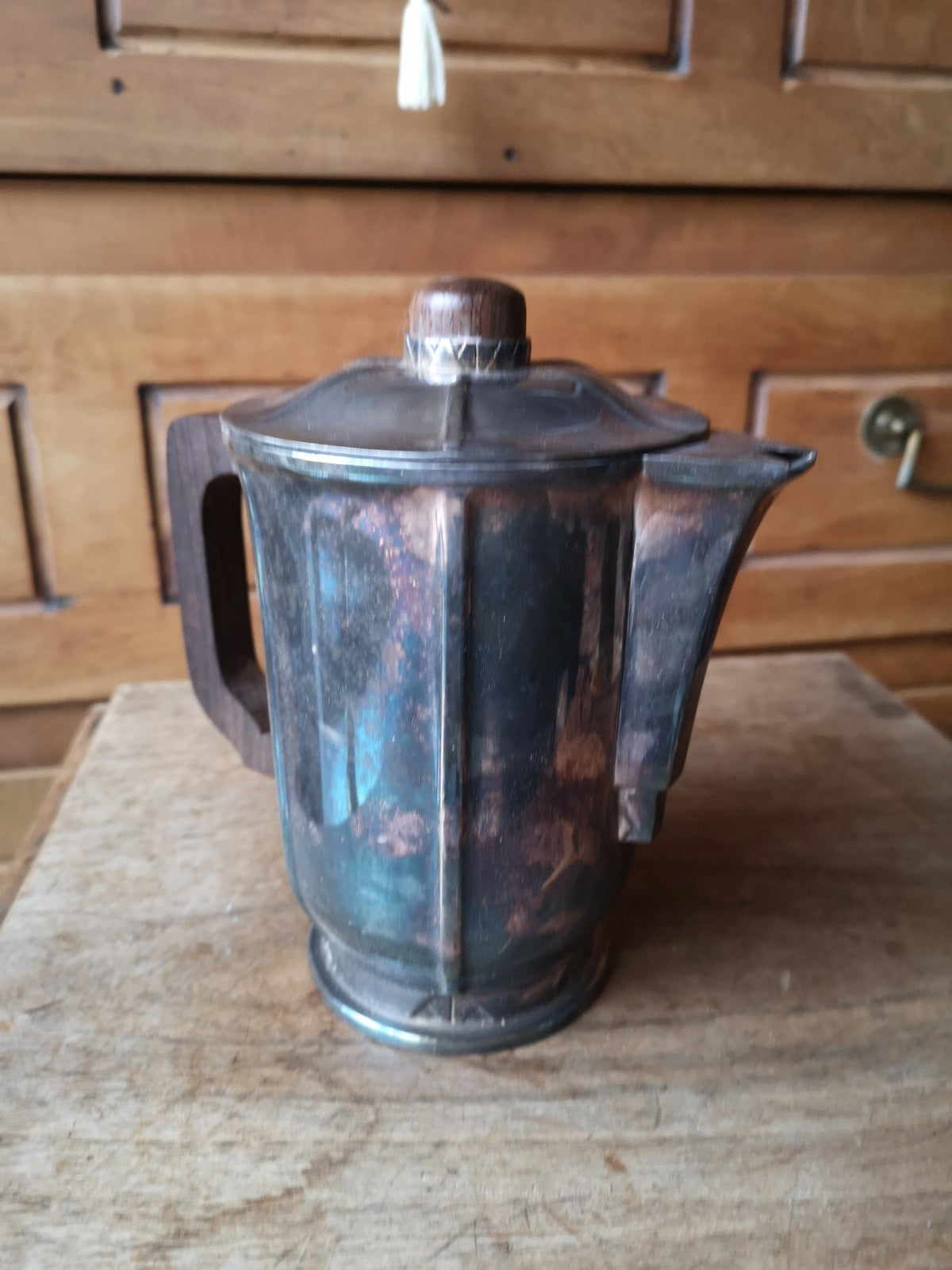 Superb Ercuis Silver-Plated Metal Teapot