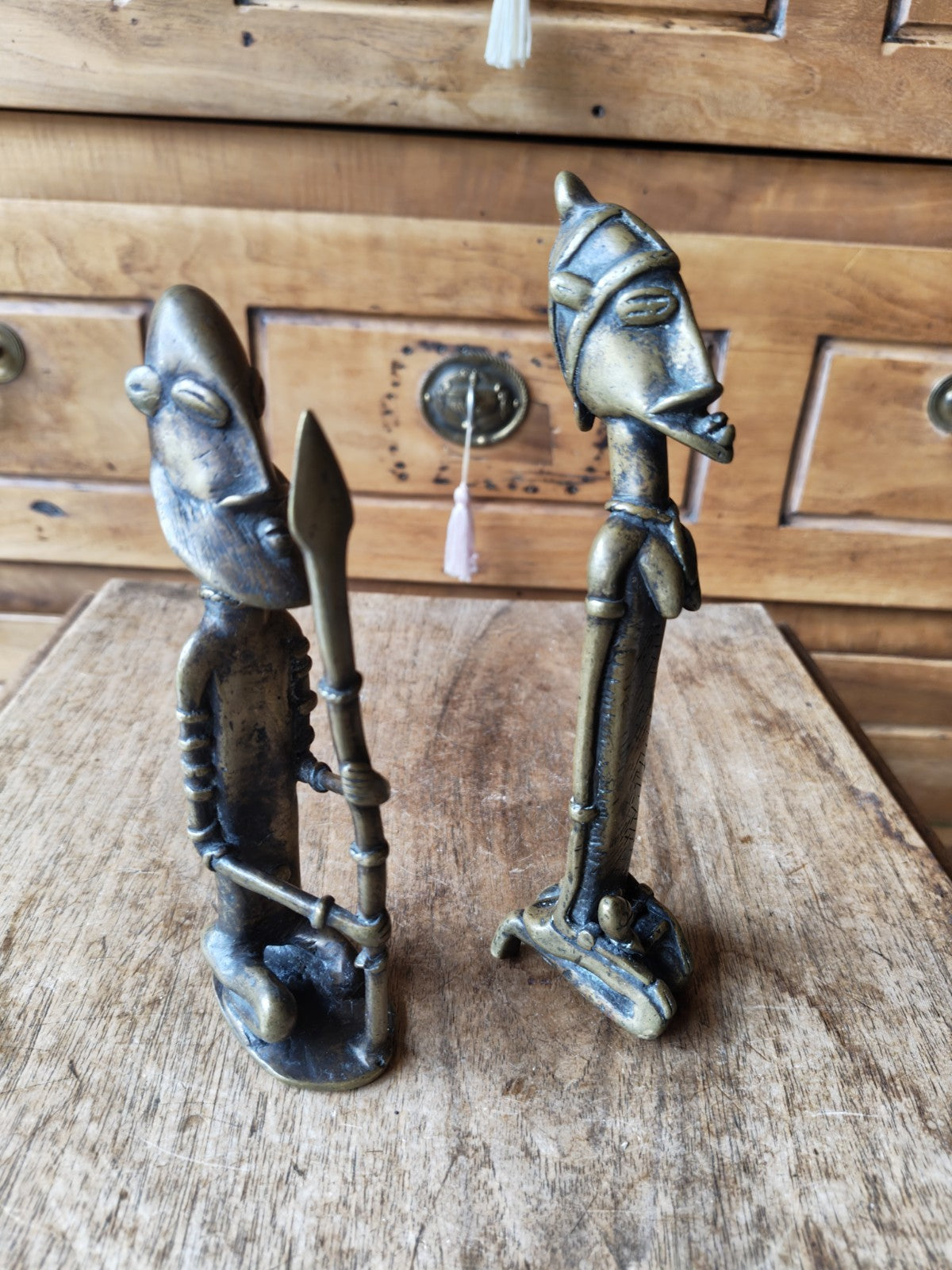 Lot of African Ethnic Bronze Figurines