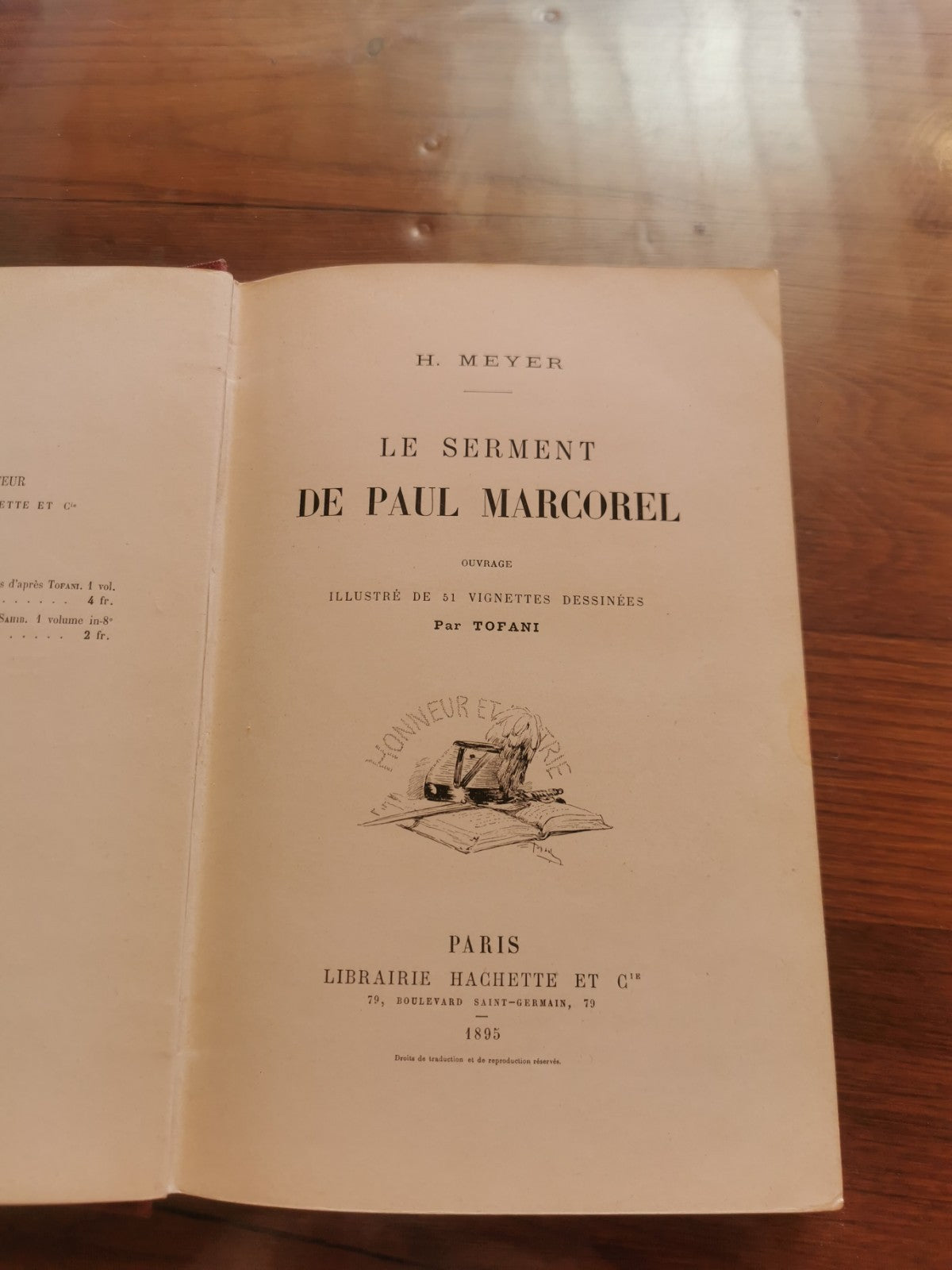 The Oath of PAUL MARCOREL, by H. MAYER, 1895