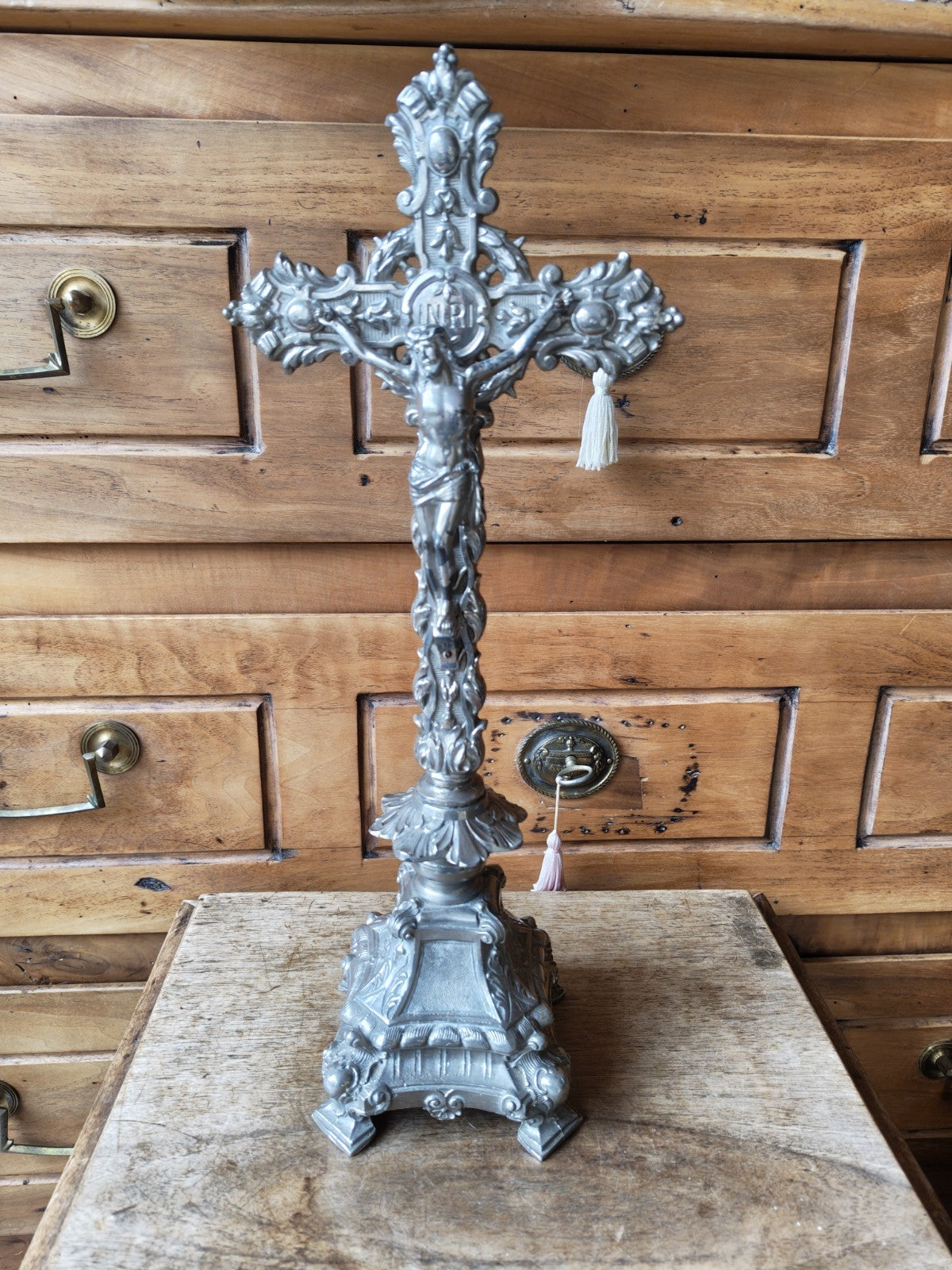 Large Crucifix, Late Art Nouveau, Early Art Deco, 1920