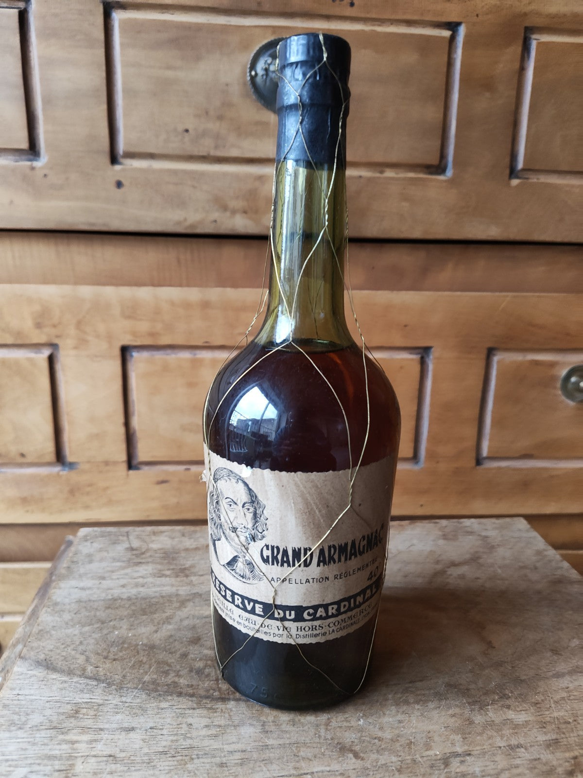 RARE Grand Armagnac, Reserve Du Cardinal, Lyon, COLLECTION, vintage