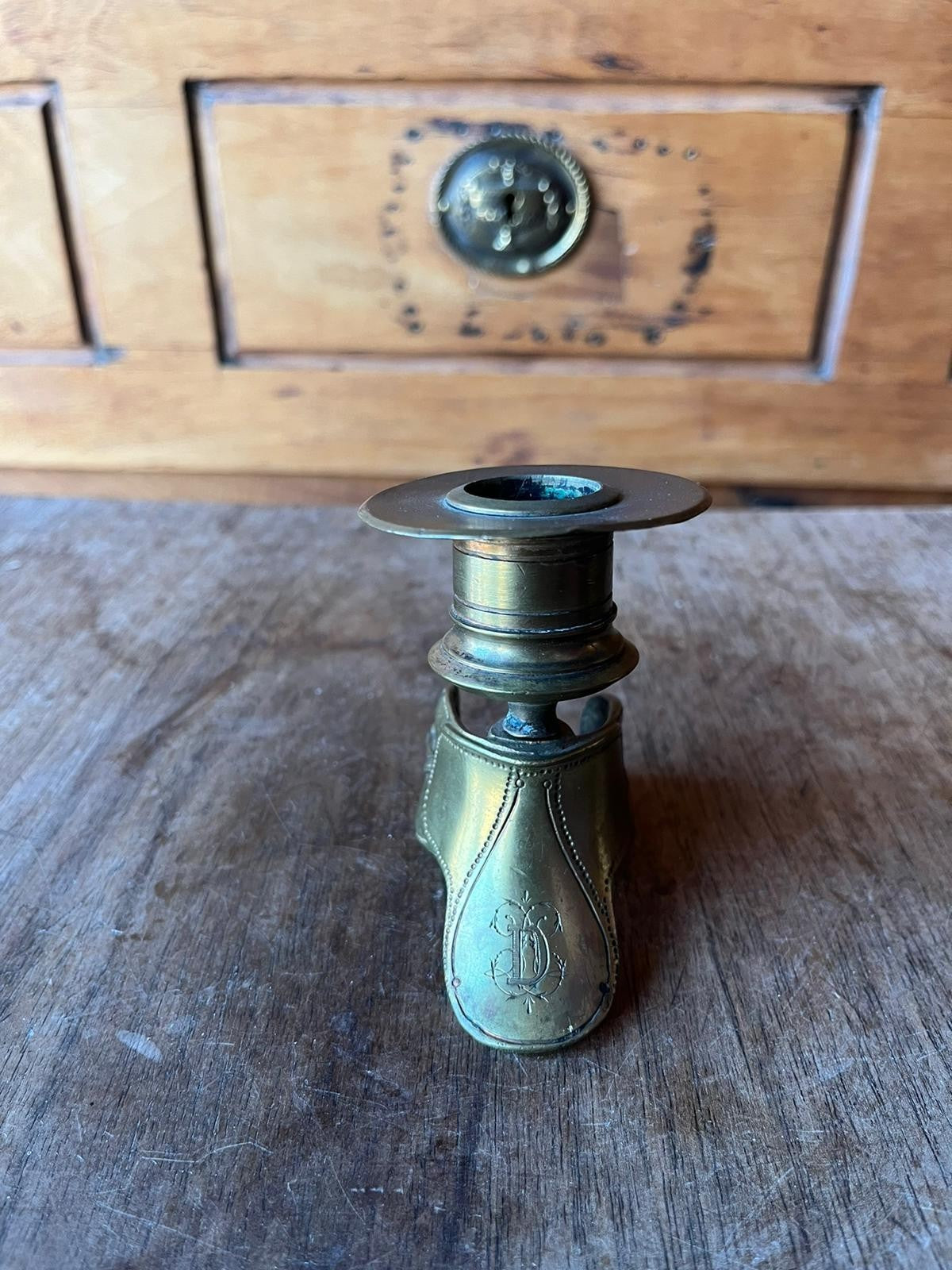 Bronze Horse Saddle Candleholder