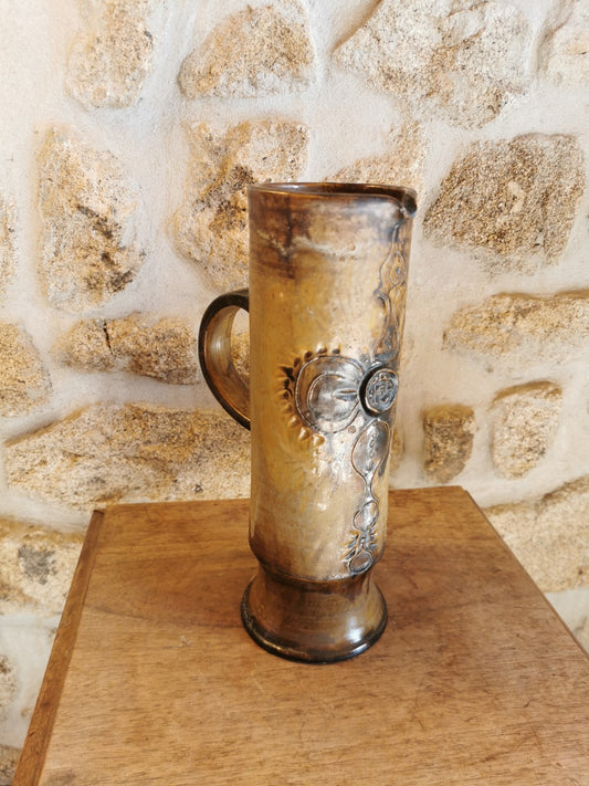 Superb Mid-Century Ceramic Pitcher, French Work