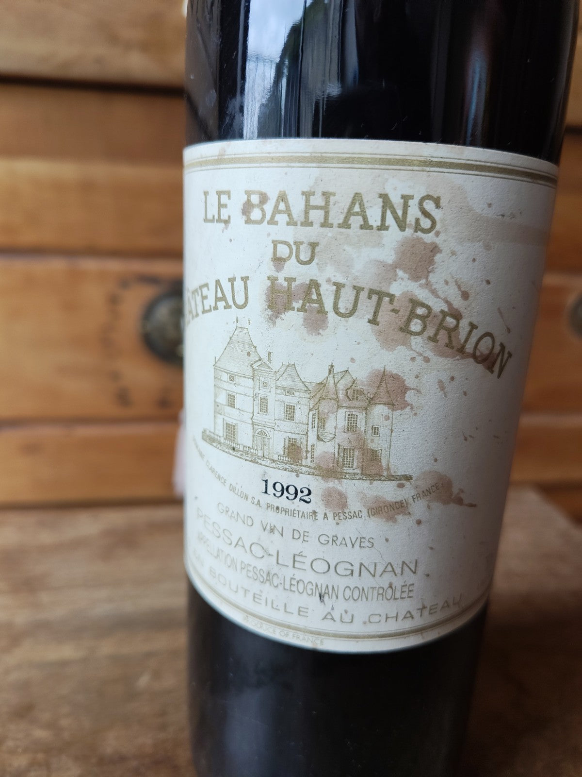 Wine Bottle Le Bahans Du Haut-Brion 1992, French Wine Collector