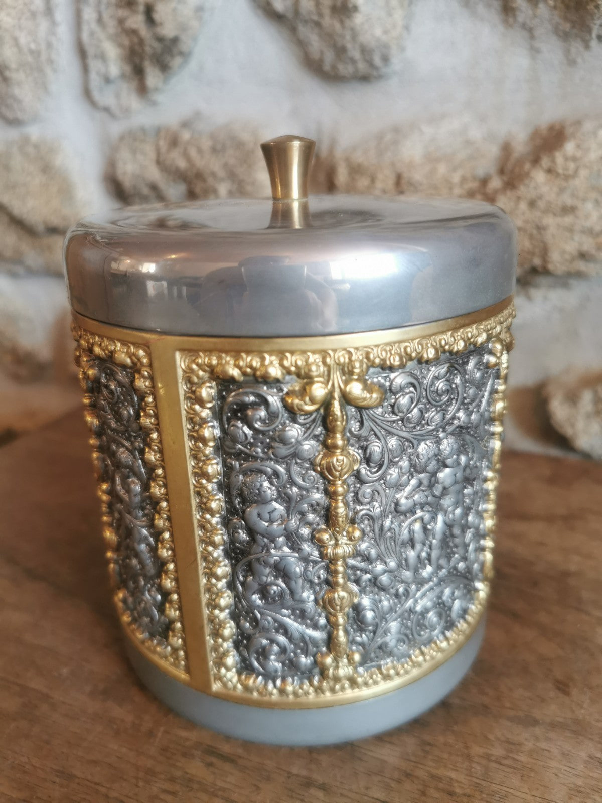 美しい喫煙者セット / 灰皿とタバコ入れ / ドイツミッドセンチュリー /...