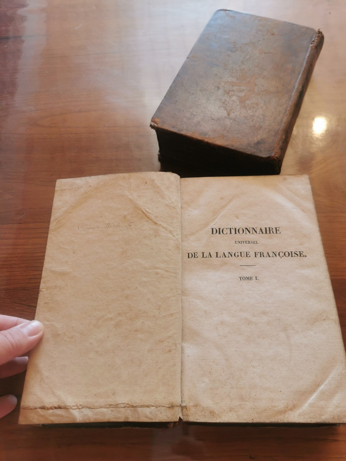 Superb Two-Volume Set, Dictionary of the French Language, by Gattel, 1827