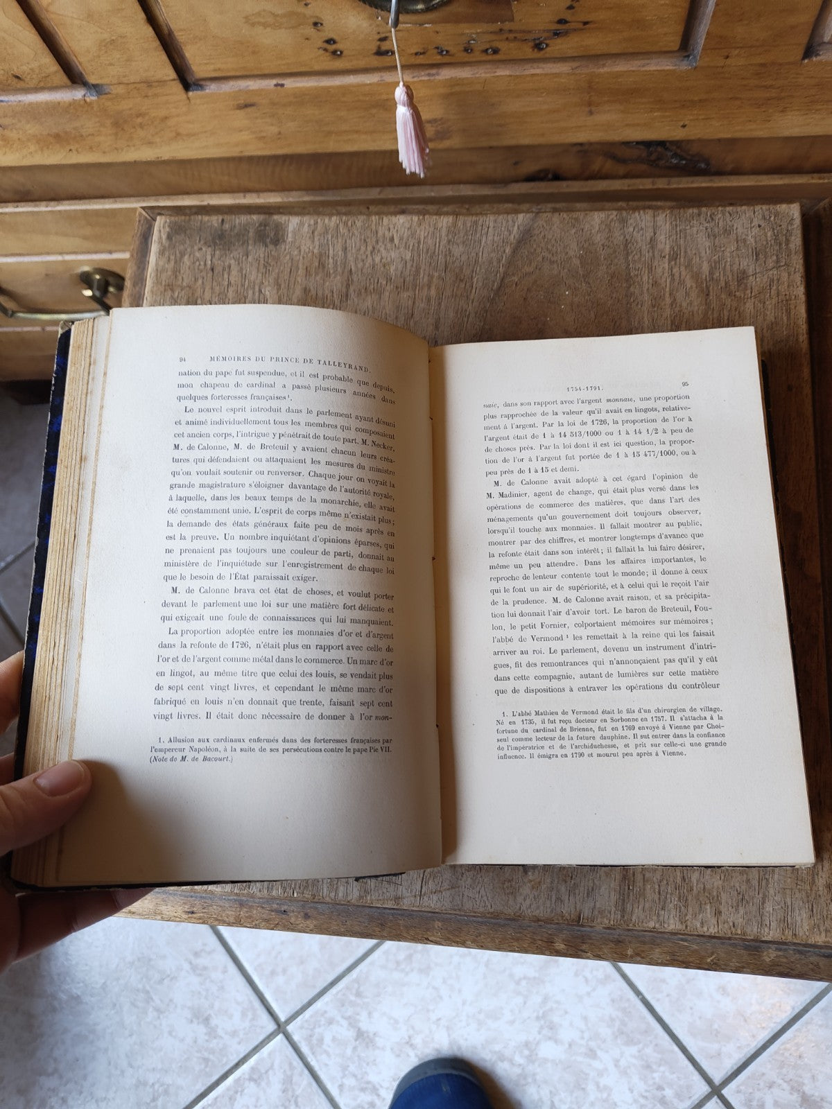 The Memoirs of Prince Talleyrand, Volume 1, Year 1891