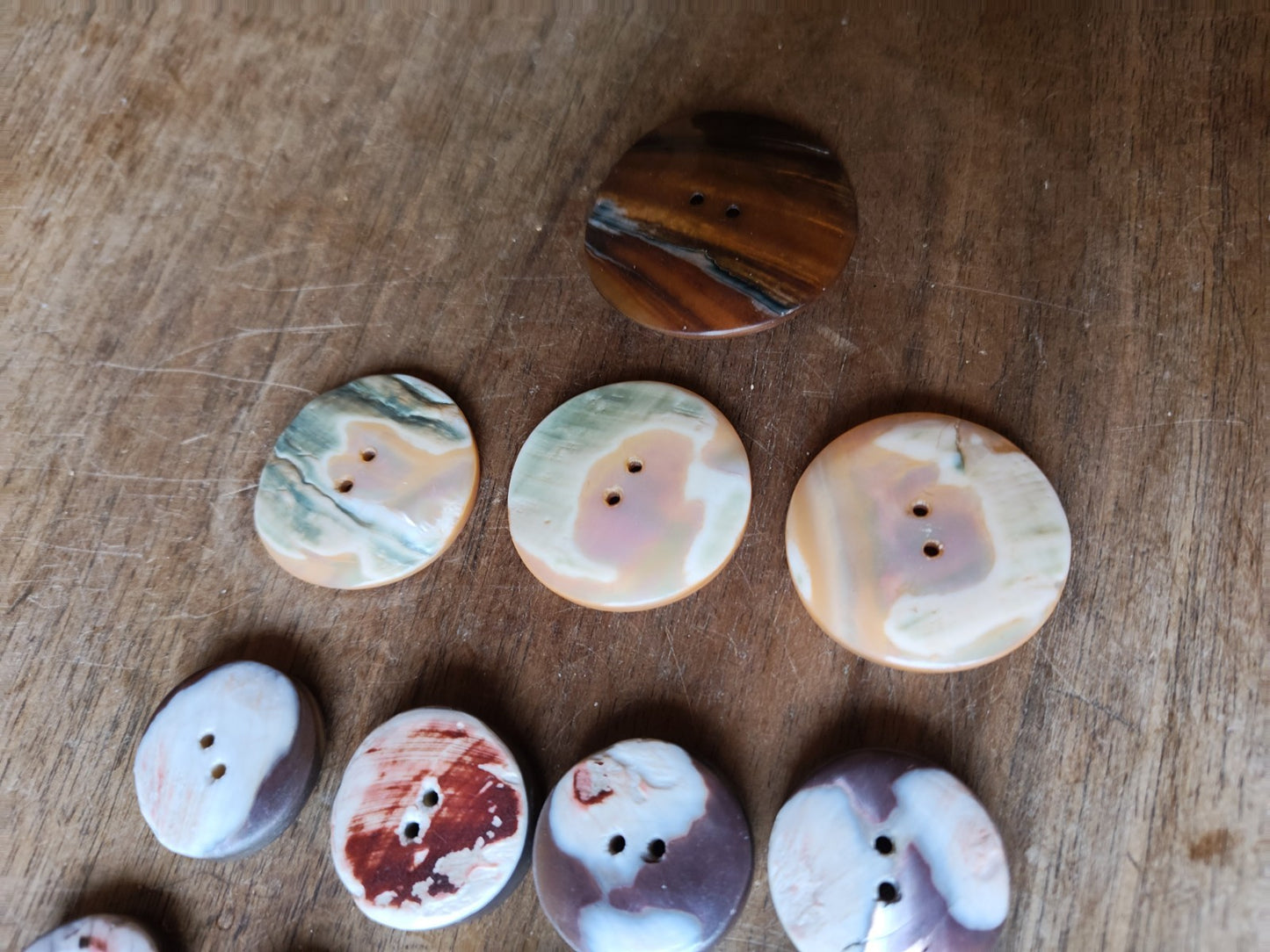Lot of Vintage Mother-of-Pearl Buttons, Paris Haberdashery