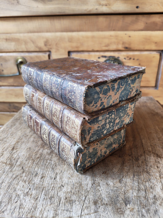 Lot of 3 Books, Works of Pothier, 19th Century, Paris