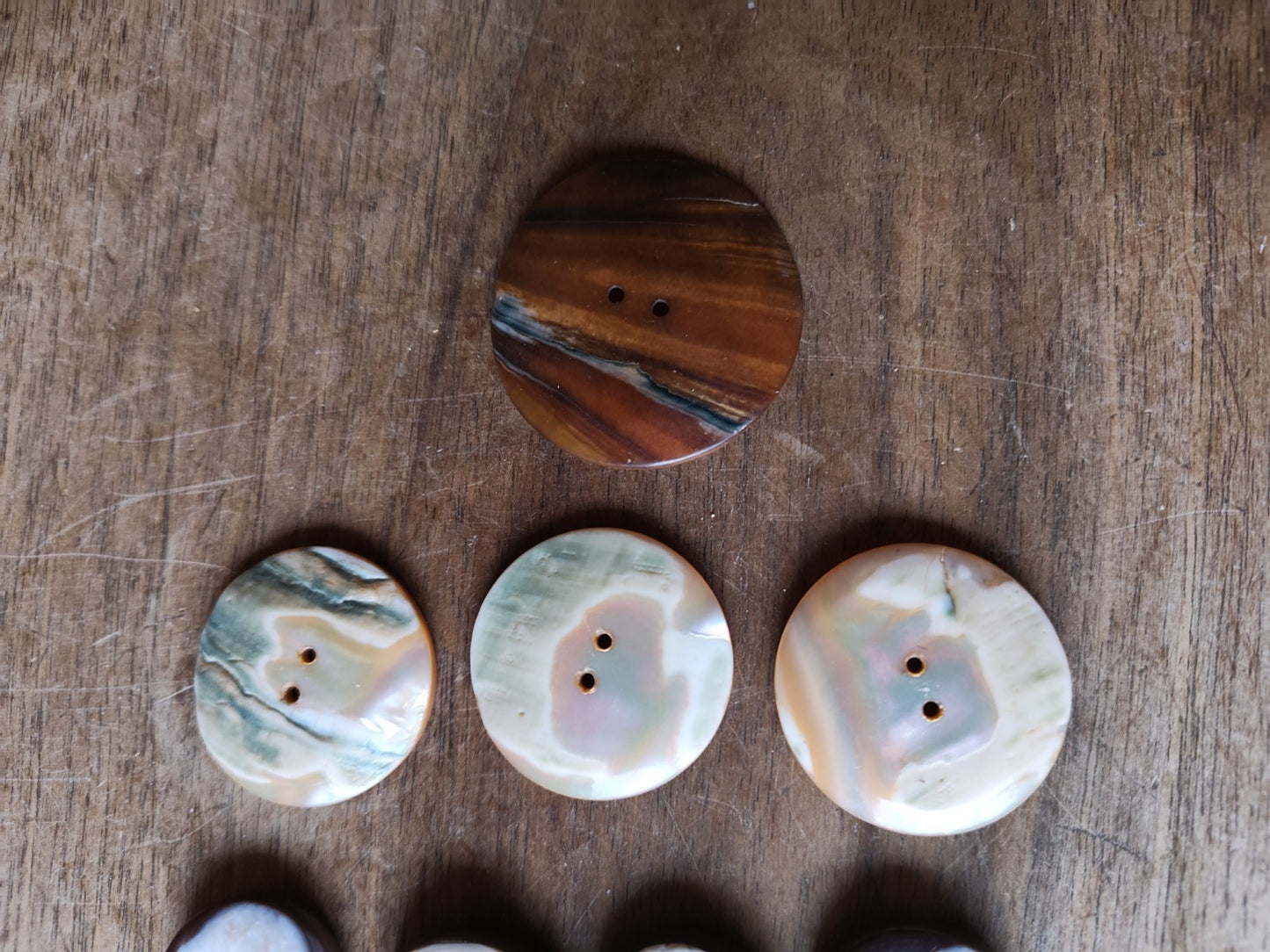 Lot of Vintage Mother-of-Pearl Buttons, Paris Haberdashery