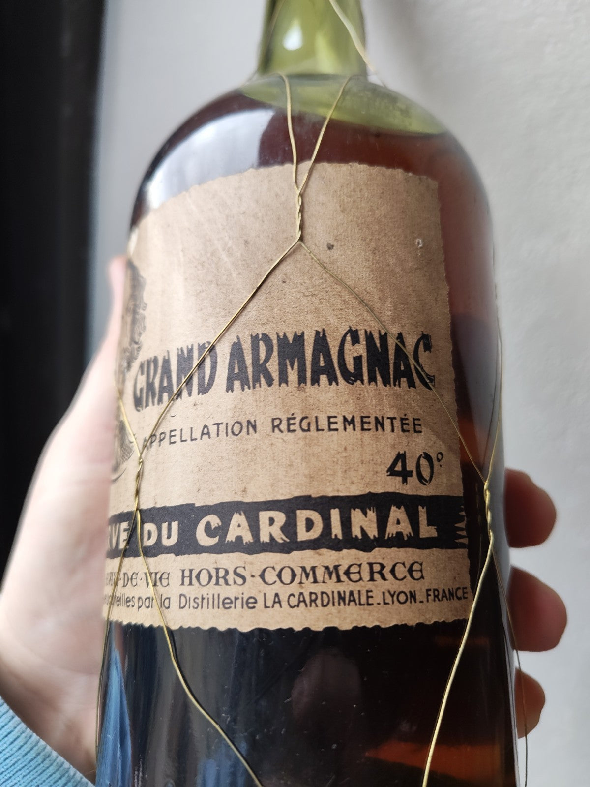 RARE Grand Armagnac, Reserve Du Cardinal, Lyon, COLLECTION, vintage
