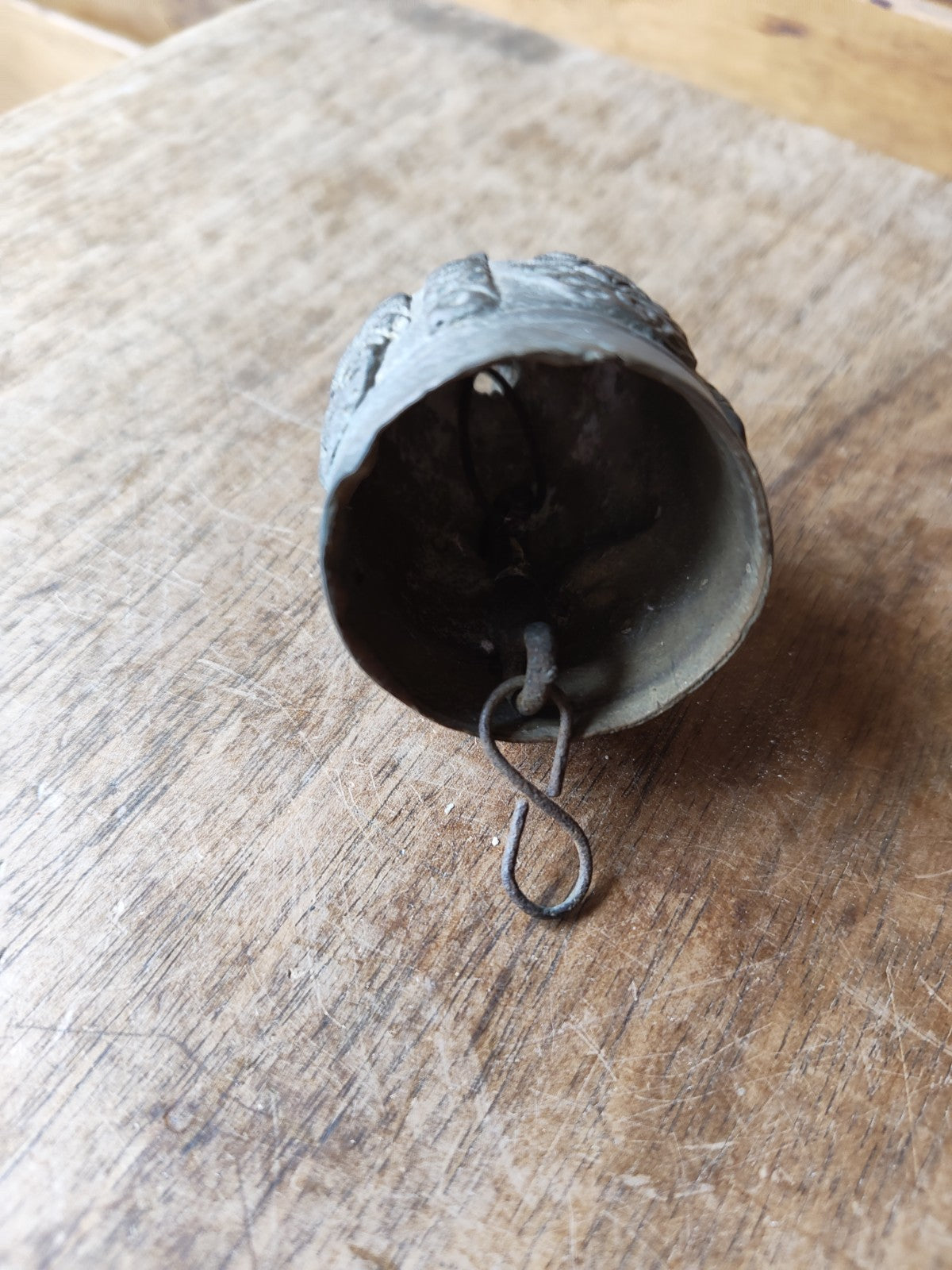 Ethnic Hindu Temple Bell, Bronze, Antique