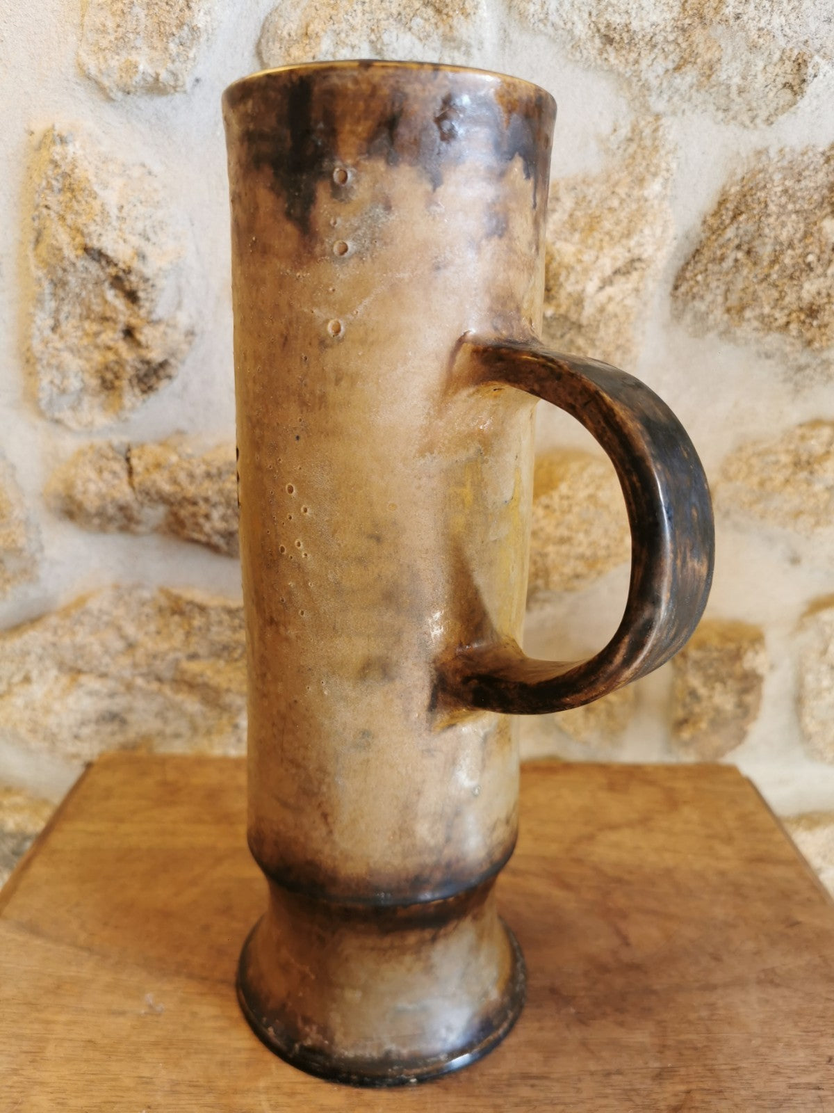 Superb Mid-Century Ceramic Pitcher, French Work