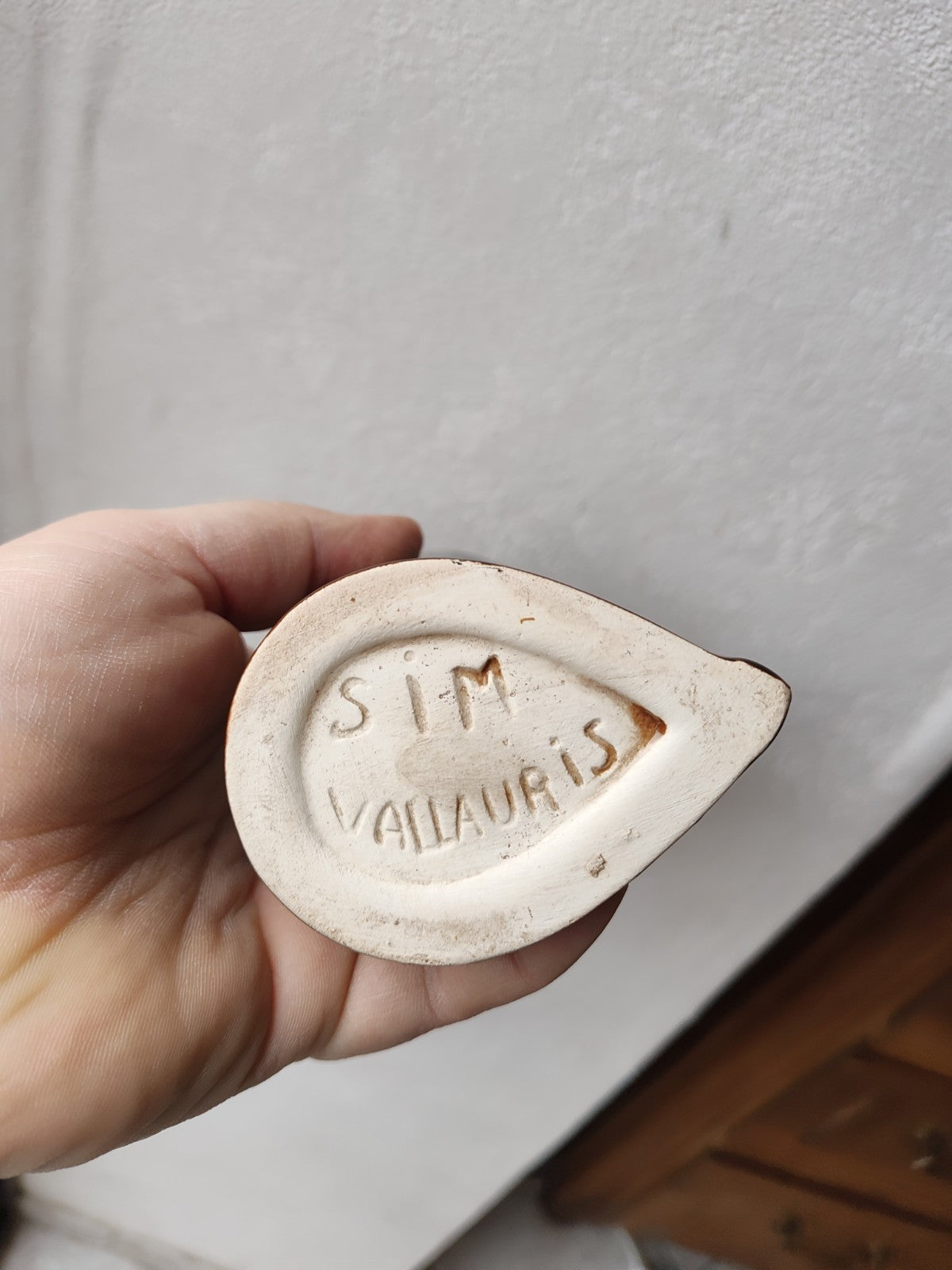 ヴァロリスのオレンジジュースサービス、グリーン、アールデコ、崇高、署名入りシム