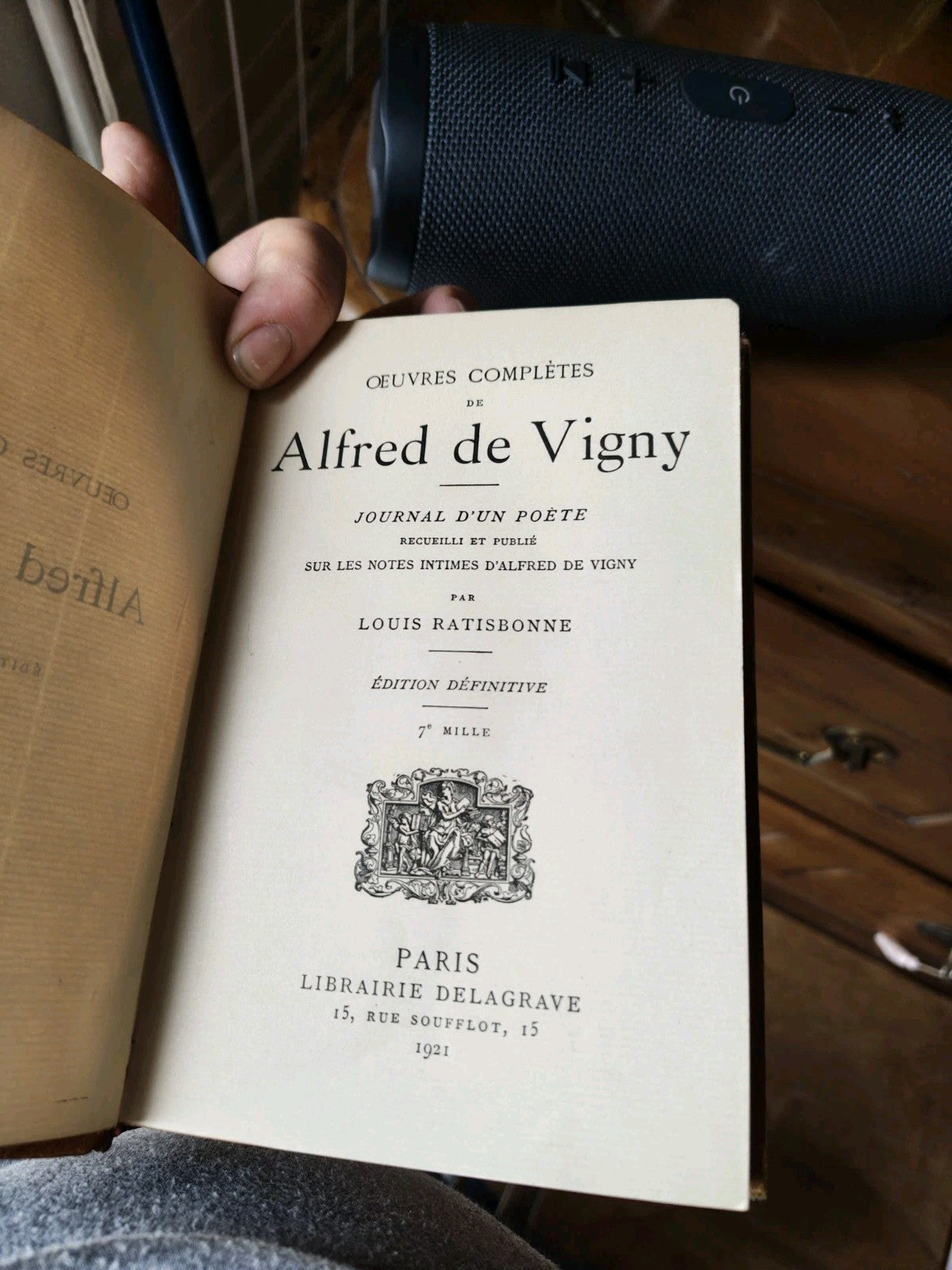 Complete Works of Alfred De Vigny, by Louis Ratisbonne, 1921
