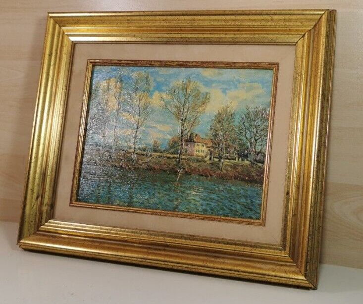 Magnificent Reproduction of the Painting: Grande Jatte Island, Neuilly sur Seine