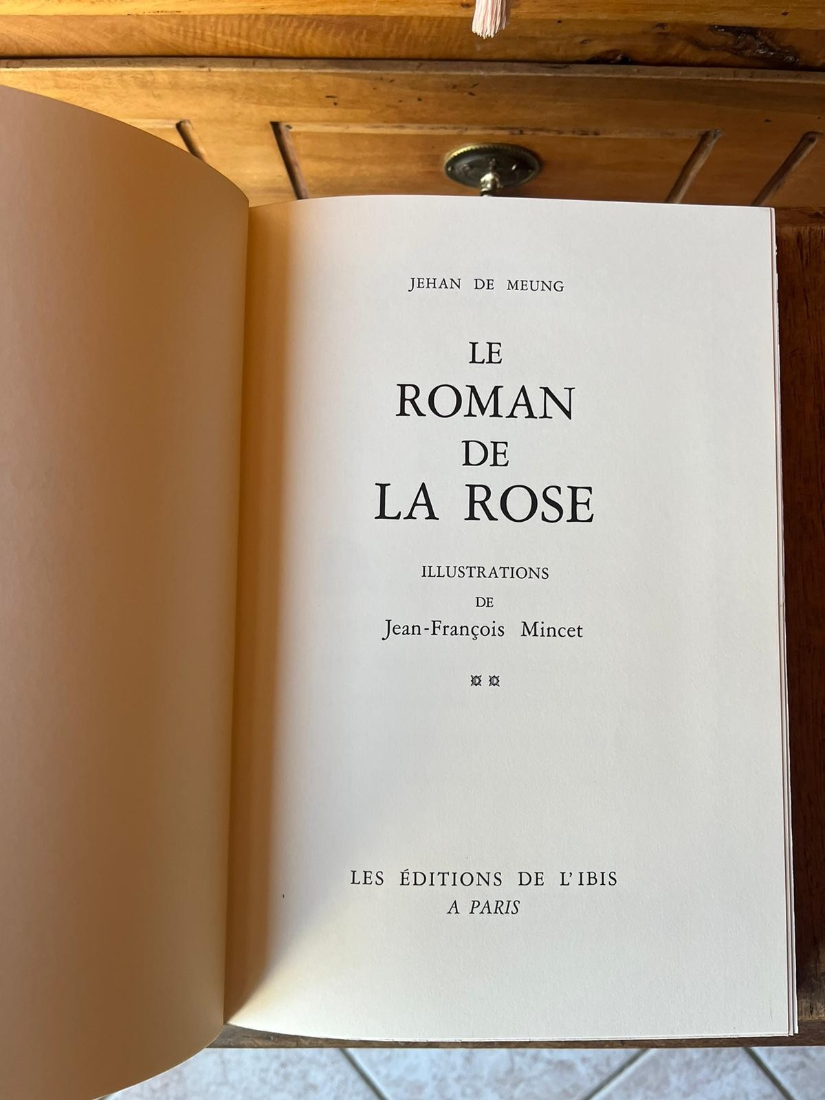 Lot of Two Volumes: The Romance of the Rose by Guillaume de Lorris