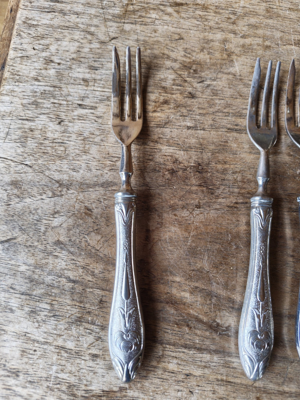 Lot of Five Dessert Forks, 800 Hallmark