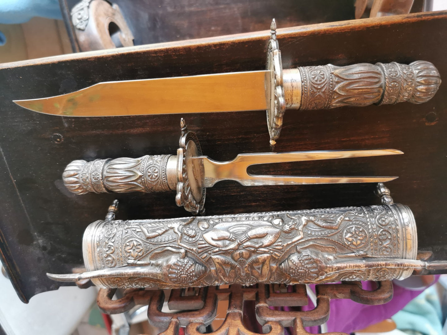 Superb Decorative Indian Meat Knife Set