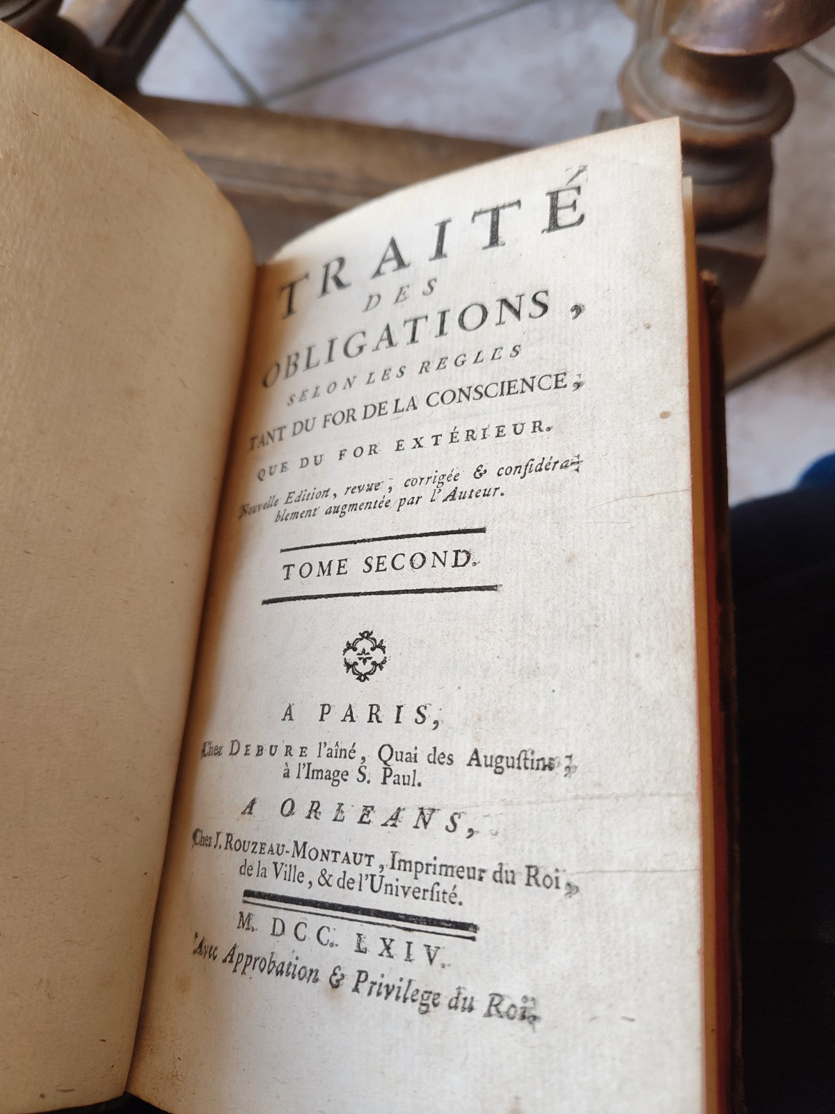 Lot of Two Books, Treatise on Obligations, 19th Century, Volumes 1 & 2