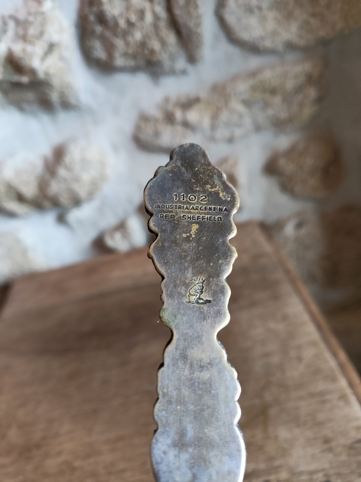 Fish Slice in Silver-Plated Metal, REP SHEFFIELD ARGENTINA