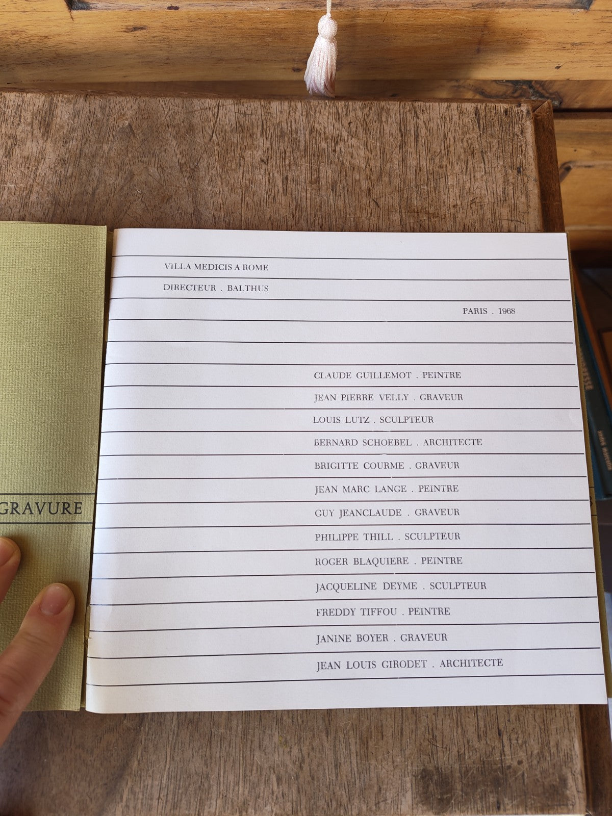 Superb Booklet on Petit Palais, Villa Medici in Rome, Paris 1968