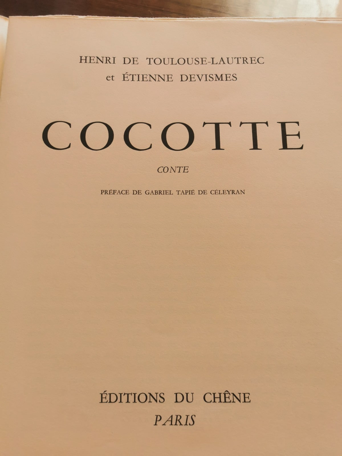 Cocotte by Henri de Toulouse-Lautrec and Étienne Devismes, 1953