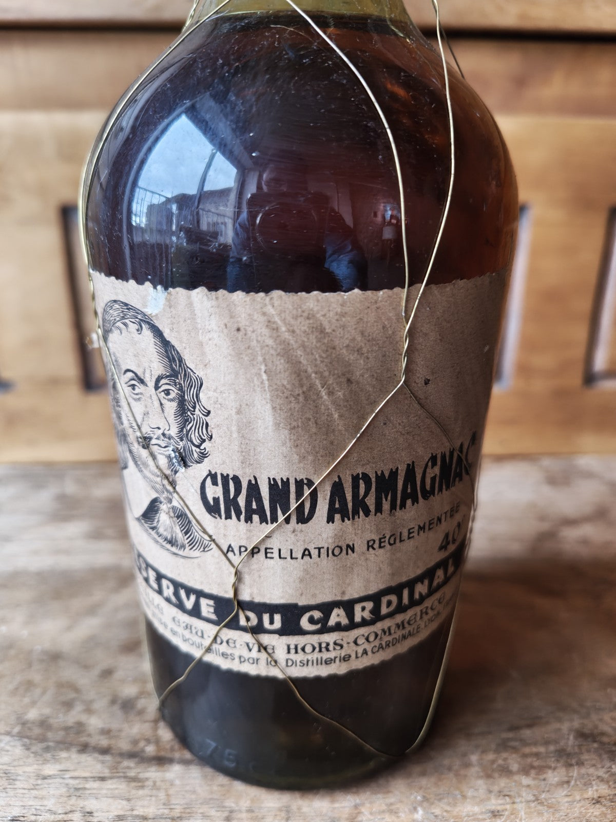 RARE Grand Armagnac, Reserve Du Cardinal, Lyon, COLLECTION, vintage
