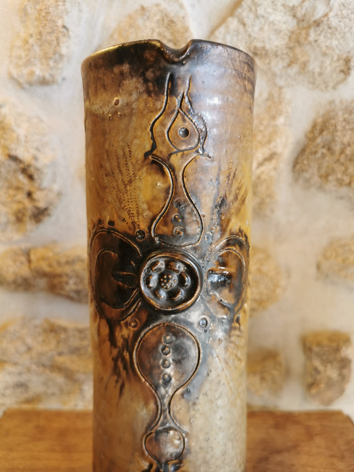 Superb Mid-Century Ceramic Pitcher, French Work