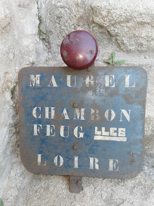 Old Railroad Crossing Sign LOIRE Antique
