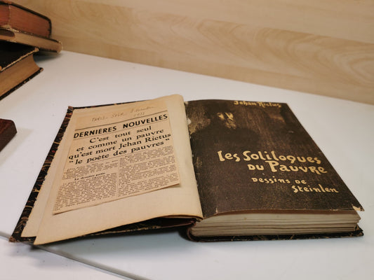 Superb Copy of Les Soliloques du Pauvre by Jehan RICTUS, 1909