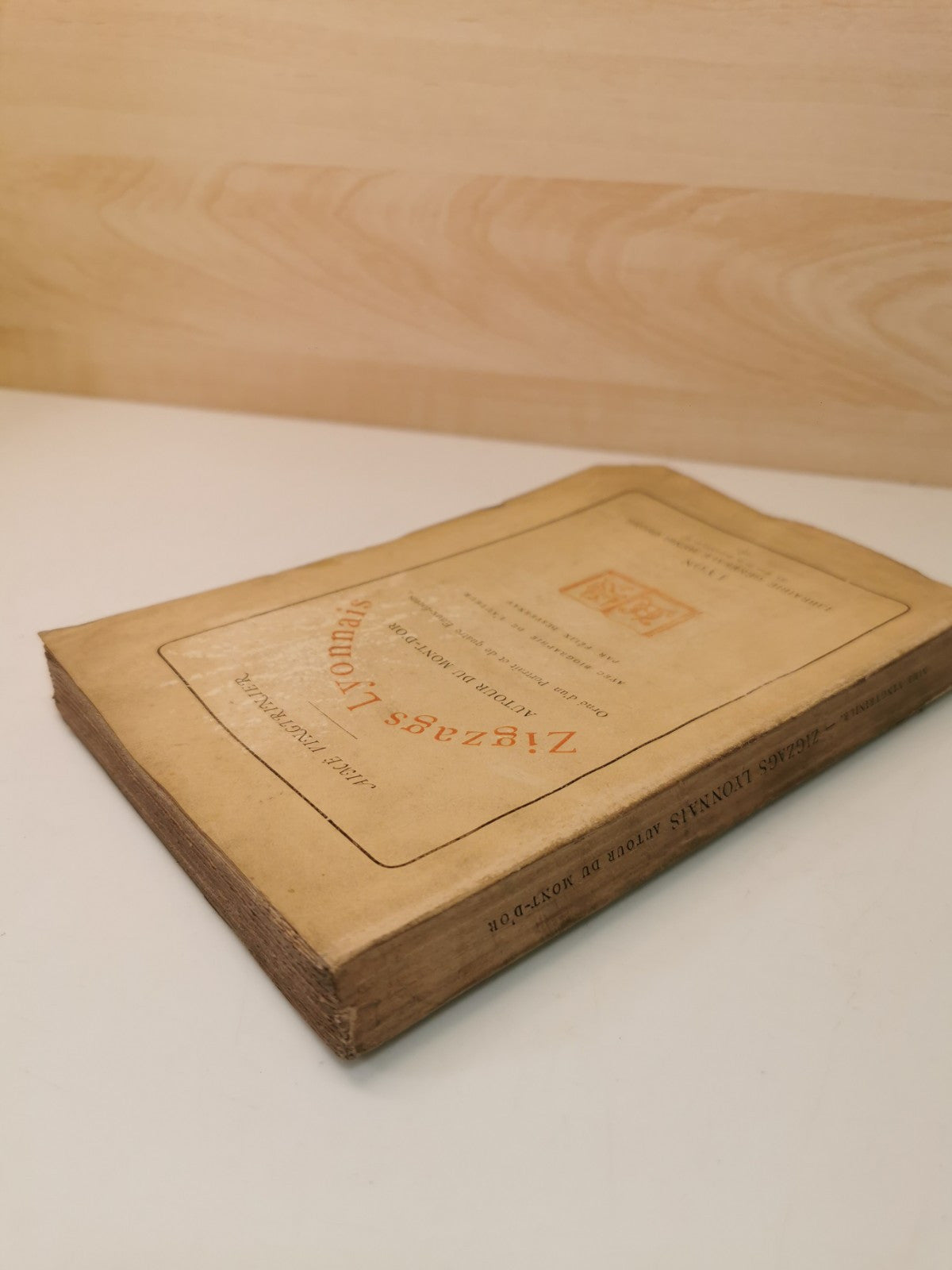 アンティークブック：モンドール周辺のリヨンのジグザグ エメ・ヴァントリニエ著