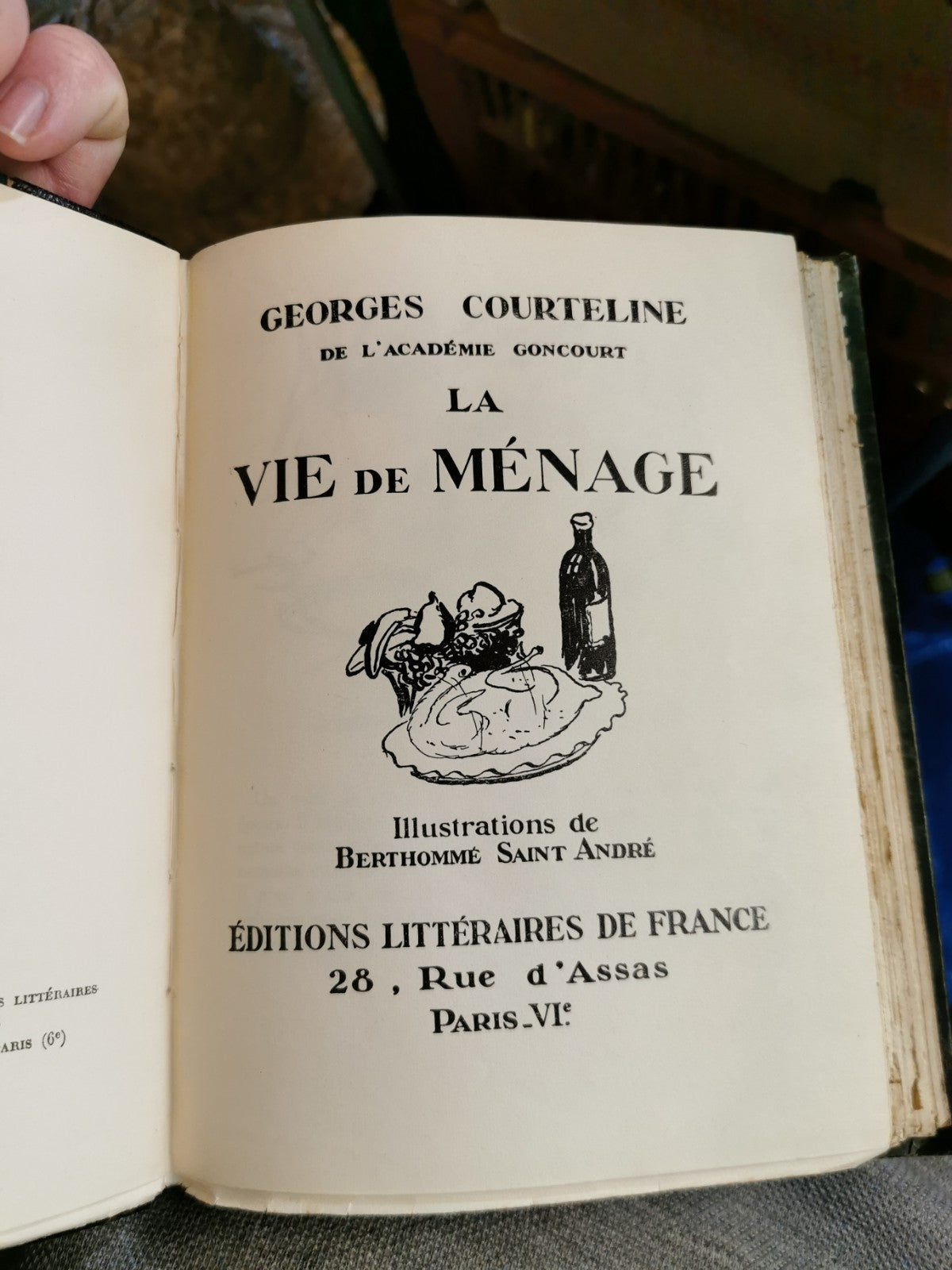 LOT OF 6 BOOKS BY Georges COURTELINE